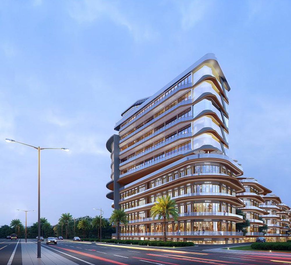 Migsun Lucknow Central — commercial plaza render